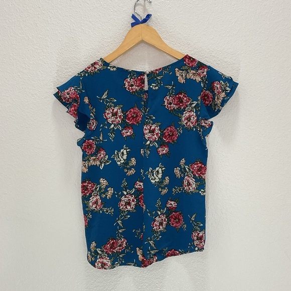 Twine & String Floral Blouse - Picture 4 of 4